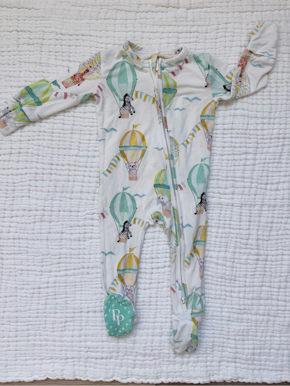 Posh Peanut Balloon Wonder Footie Zippered One Piece